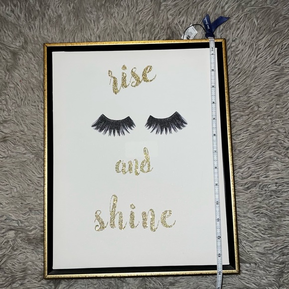 Rise and shine eyelashes wall art - Picture 1 of 8